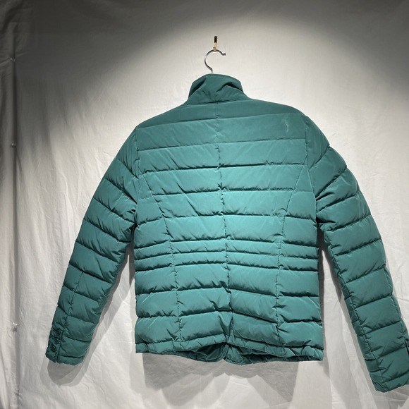 Garnet Hill Size 6 Puffer Jacket Goose Down Fill Button Up Inner Pockets Womens - Picture 3 of 9